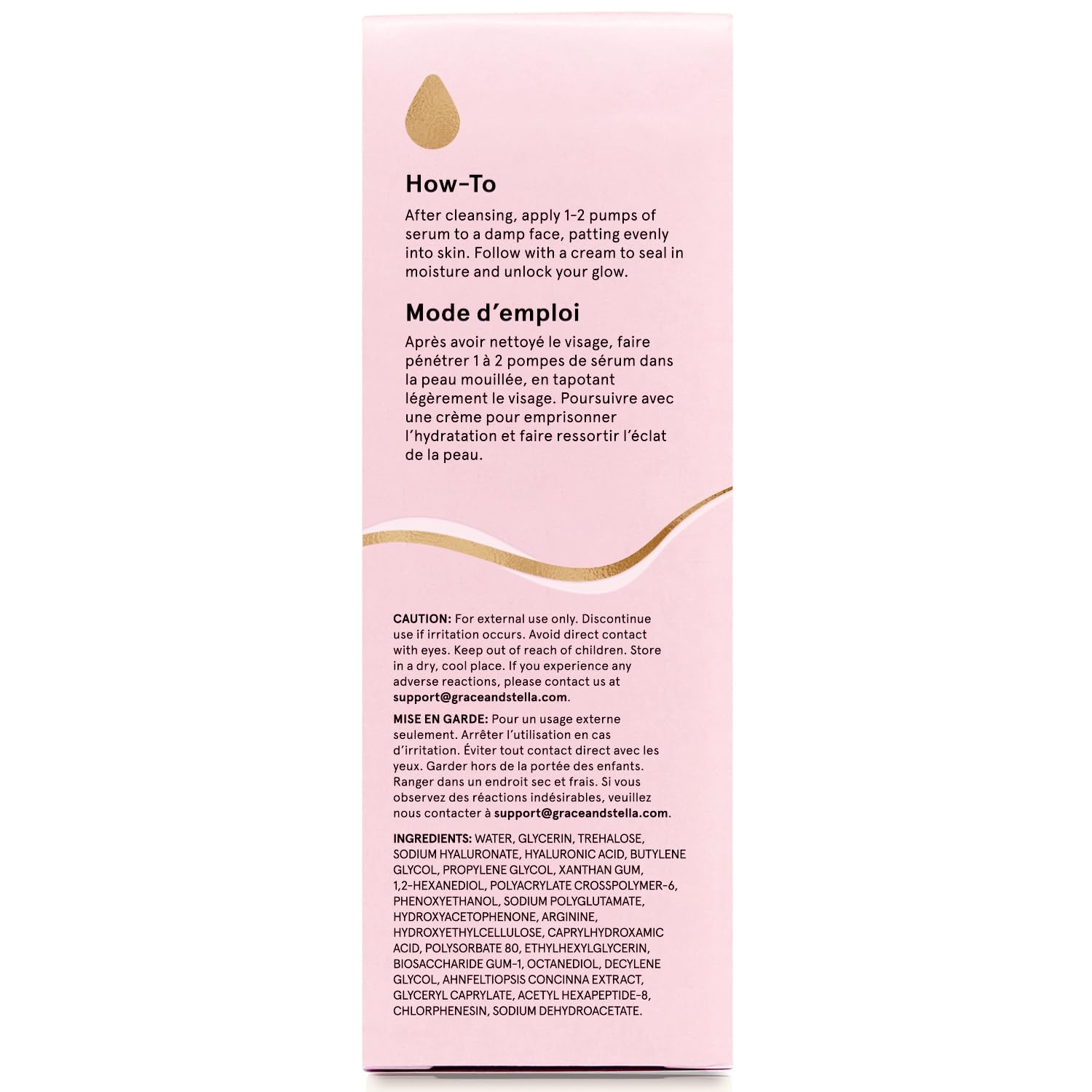 image:imagegrace amp stella Award Winning Hyaluronic Acid Serum 50ml17 fl oz Hydrating Hyaluronic Acid Serum for Face Acido Hialuronico for Women Remove Fine Lines Wrinkles Anti Aging Vegan Skincare17 Fl Oz Pack of 2