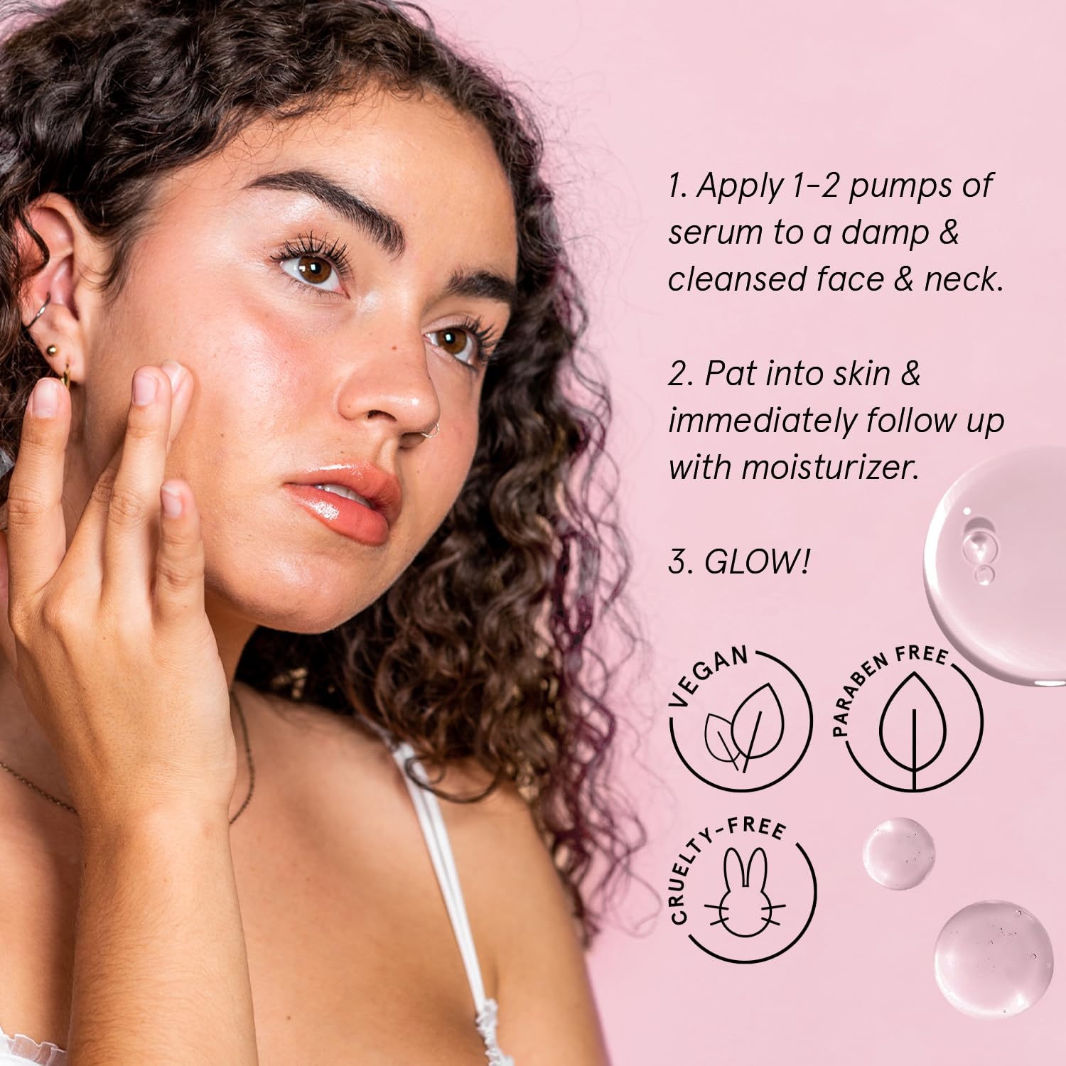 image:imagegrace amp stella Award Winning Hyaluronic Acid Serum 50ml17 fl oz Hydrating Hyaluronic Acid Serum for Face Acido Hialuronico for Women Remove Fine Lines Wrinkles Anti Aging Vegan Skincare1 Fl Oz Pack of 1