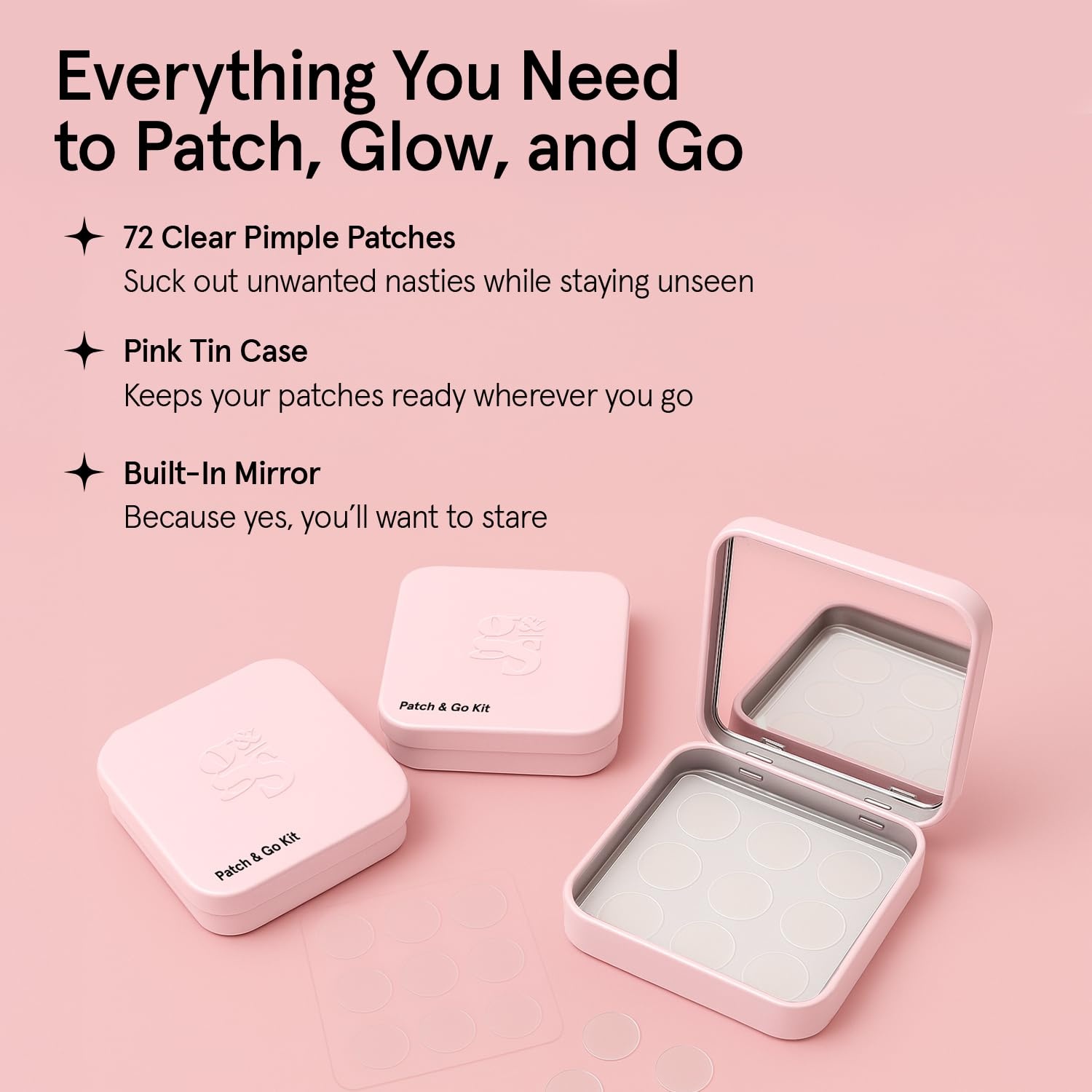 image:imagegrace amp stella Award Winning Pore Strip Pimple Patches for Face72 Count Pack of 1