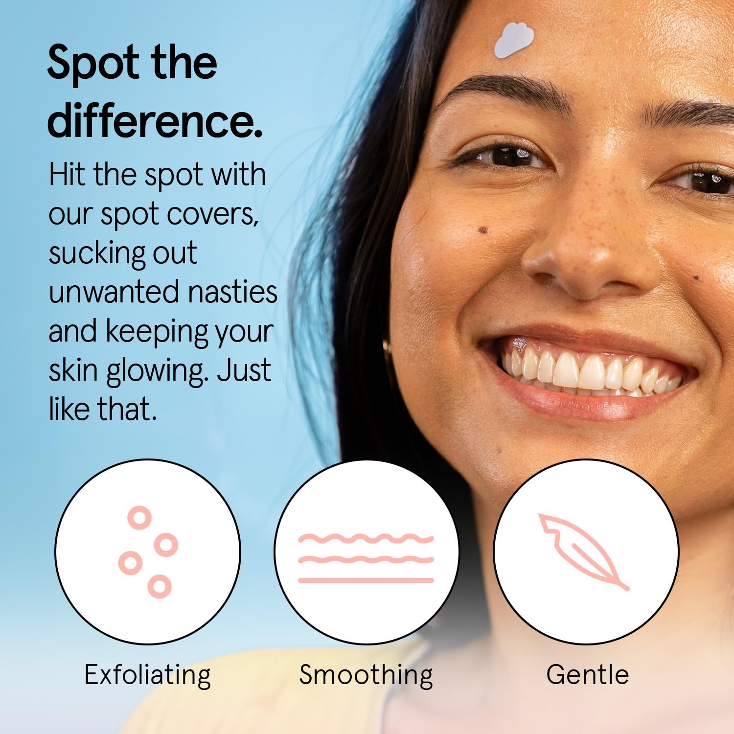 image:imagegrace amp stella Award Winning Pore Strip Pimple Patches for Face72 Count Pack of 1