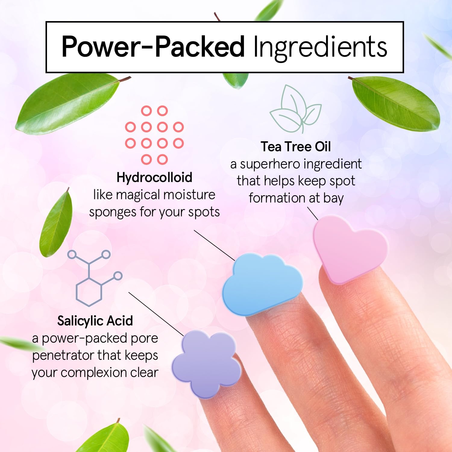 image:imagegrace amp stella Award Winning Pore Strip Pimple Patches for Face72 Count Pack of 1