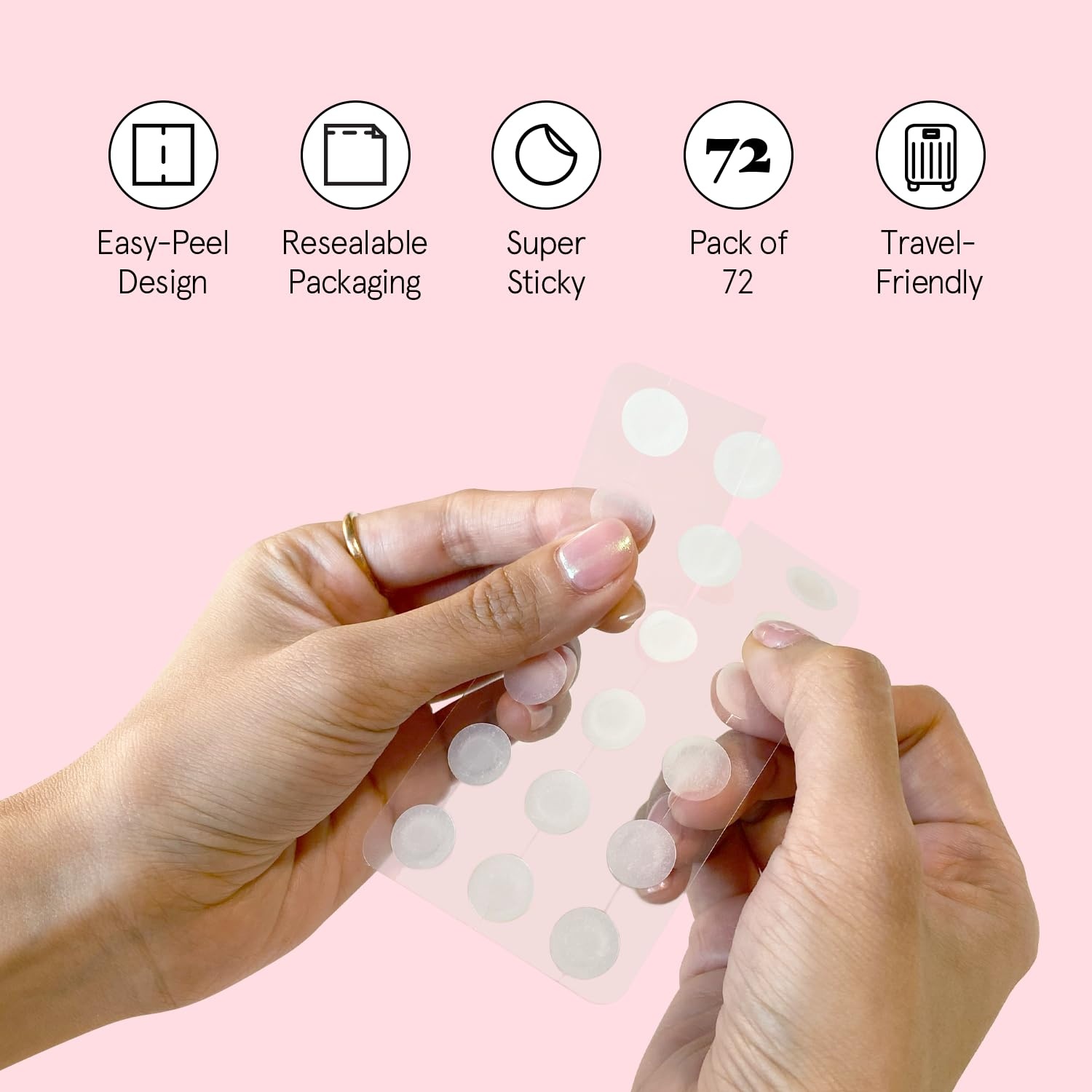 image:imagegrace amp stella Award Winning Pore Strip Pimple Patches for Face72 Count Pack of 1