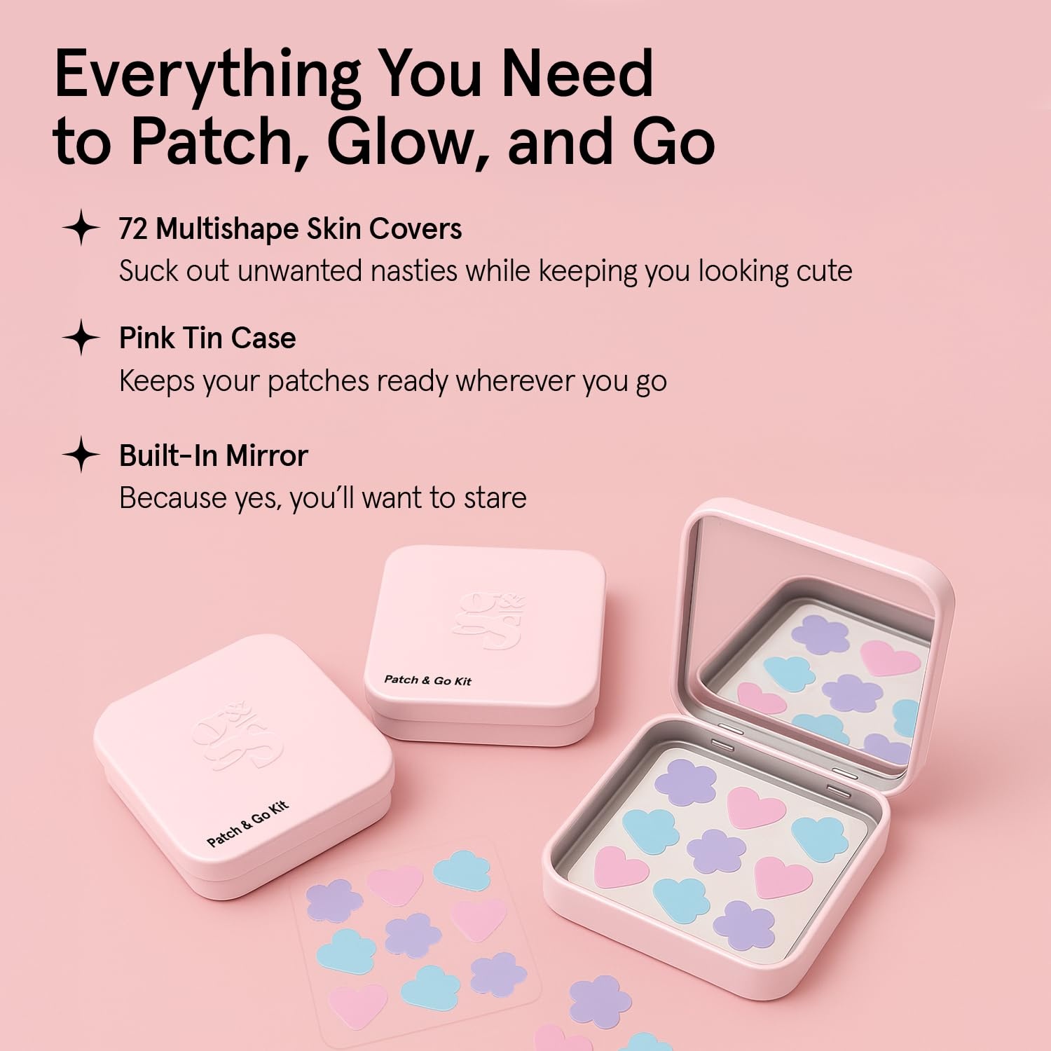 image:imagegrace amp stella Award Winning Pore Strip Pimple Patches for Face72 Count Pack of 1