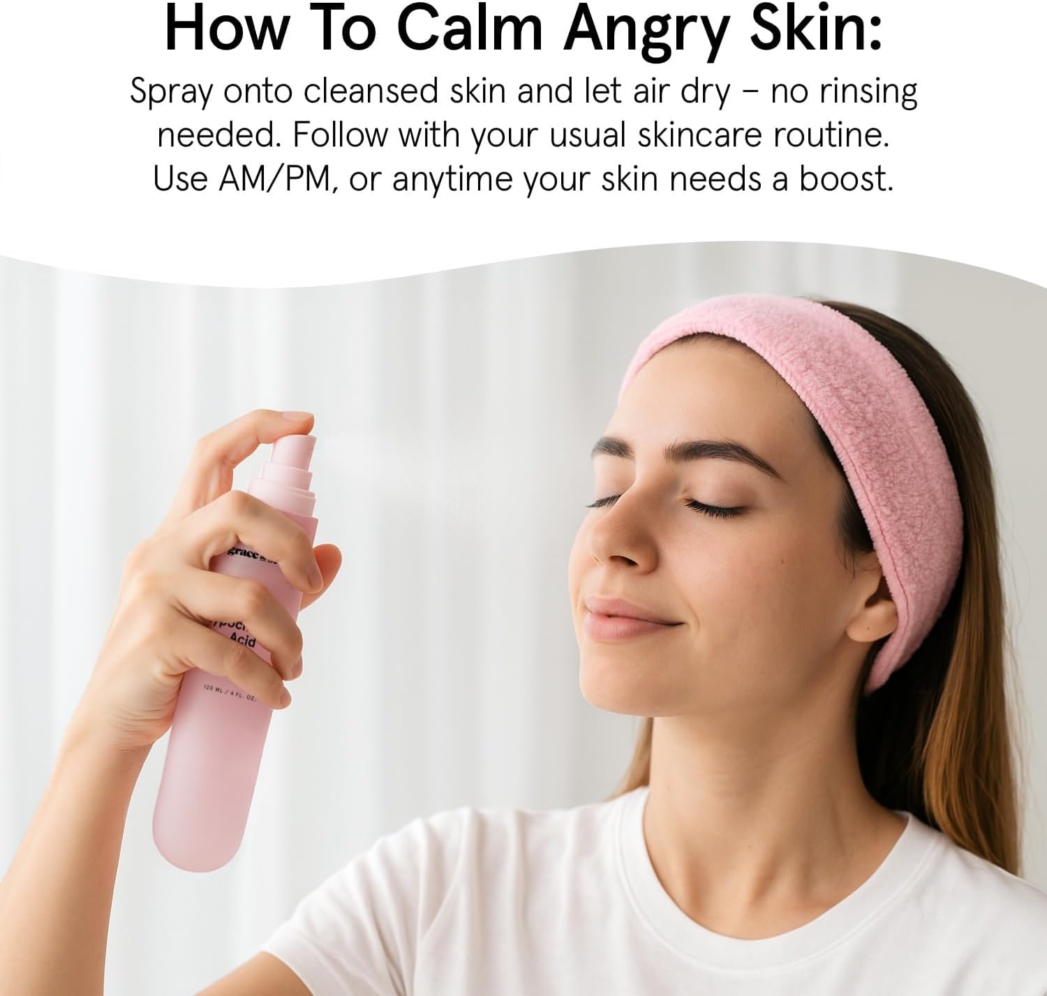 image:imagegrace amp stella Hypochlorous Acid Spray for Face Body Acne Spray Gentle Face MIst to Calm Redness amp FlareUps Back Acne Soothing Facial Mist for Sensitive Skin Travel Size 60 ml2 fl oz60 ml