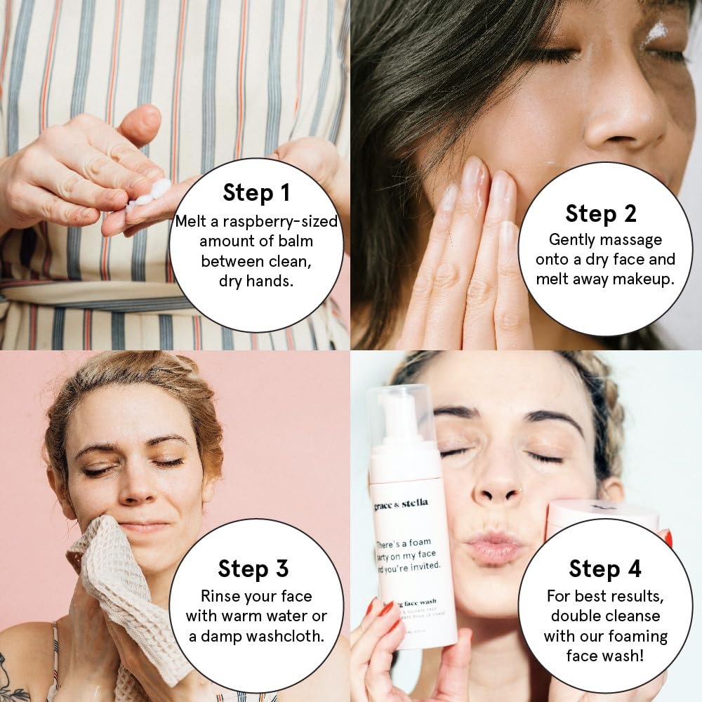 image:imagegrace amp stella Makeup Remover Cleansing Balm Hydrating Facial CleanserCleansing Balm 164 g