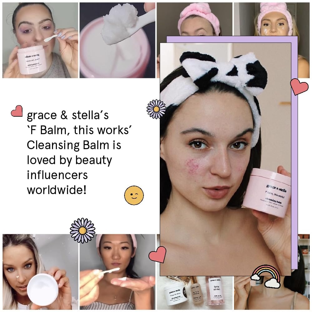 image:imagegrace amp stella Makeup Remover Cleansing Balm Hydrating Facial CleanserCleansing Balm 41g Travel Size