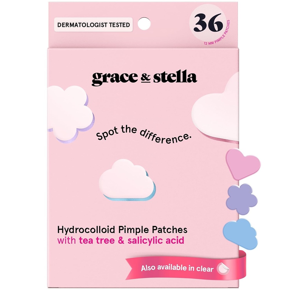 image:imagegrace amp stella Award Winning Pore Strip Pimple Patches for Face36 Count Pack of 1