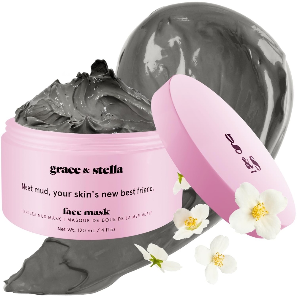 image:imagegrace amp stella Dead Sea Mud Mask 120ml Vegan Detox Dead Sea MaskDead Sea Mud Mask
