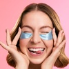 grace & stella Award Winning Under Eye Mask – Gifts for Women – Reduce Dark Circles, Puffy Eyes, Wrinkles, Under Eye Patches – Birthday, Bachelorette Party Favors – Vegan Self Care (24 Pairs, Pink)(Blue (6 Pairs))