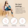 grace & stella Award-Winning Foot Peel Mask (4 Pairs, Lavender)(Lavender with Aloe Vera  4 Pairs)