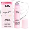 grace & stella Award Winning Under Eye Brightener Roller(Restoring Eye Serum with Metal Ball)