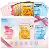 grace & stella Award Winning Under Eye Mask – Gifts for Women – Reduce Dark Circles, Puffy Eyes, Wrinkles, Under Eye Patches – Birthday, Bachelorette Party Favors – Vegan Self Care (24 Pairs, Pink)(Eye glow Trio (12 Pairs))