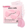 grace & stella Award Winning Under Eye Mask – Gifts for Women – Reduce Dark Circles, Puffy Eyes, Wrinkles, Under Eye Patches – Birthday, Bachelorette Party Favors – Vegan Self Care (24 Pairs, Pink)(Pink (48 Pairs))