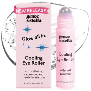 grace & stella Award Winning Under Eye Brightener Roller(Cooling Eye Serum with Metal Ball)