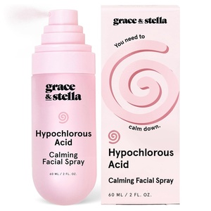 grace & stella Hypochlorous Acid Spray for Face – Body Acne Spray – Gentle Face MIst to Calm Redness & Flare-Ups Back Acne – Soothing Facial Mist for Sensitive Skin – Travel Size (60 ml/2 fl oz)(60 ml)