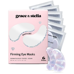 grace & stella Peptide Under Eye Patches For Puffy Eyes(White (6 Pairs))