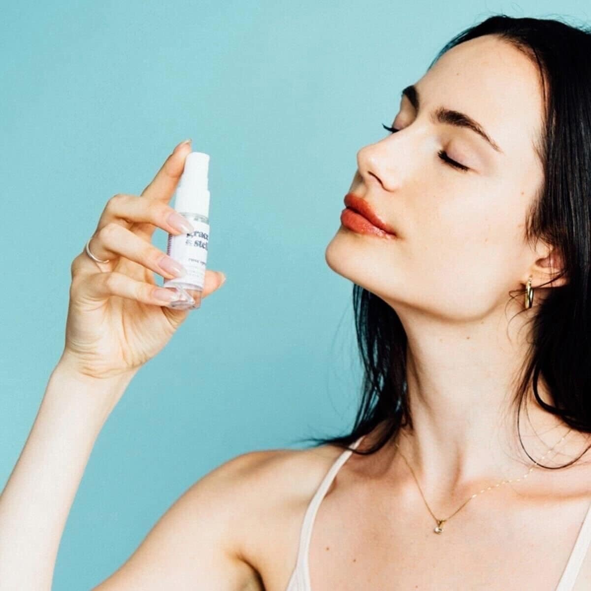 image:imagegrace amp stella Award Winning Rose Water Spray for Face with Glycerin amp Aloe Vera Travel Size 30ml Rosewater Face Mist for All Skin Types Hydrating Calming Rejuvenating Facial Toner Vegan30ml