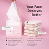 grace & stella Face Towels Disposable XL- Travel Essentials (60 Count)(10 Inch x 12 Inch (Pack of 4))