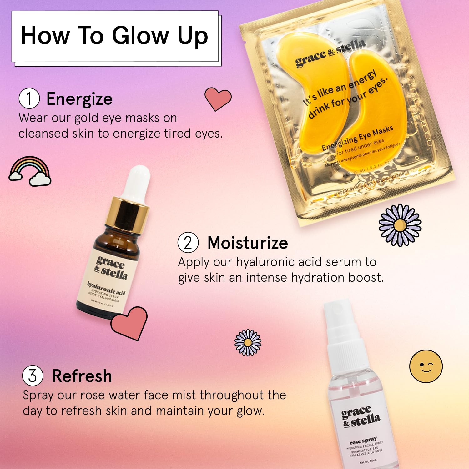 image:imagegrace amp stella AwardWinning Skin Care Set Gifts for WomenDewTox Chill