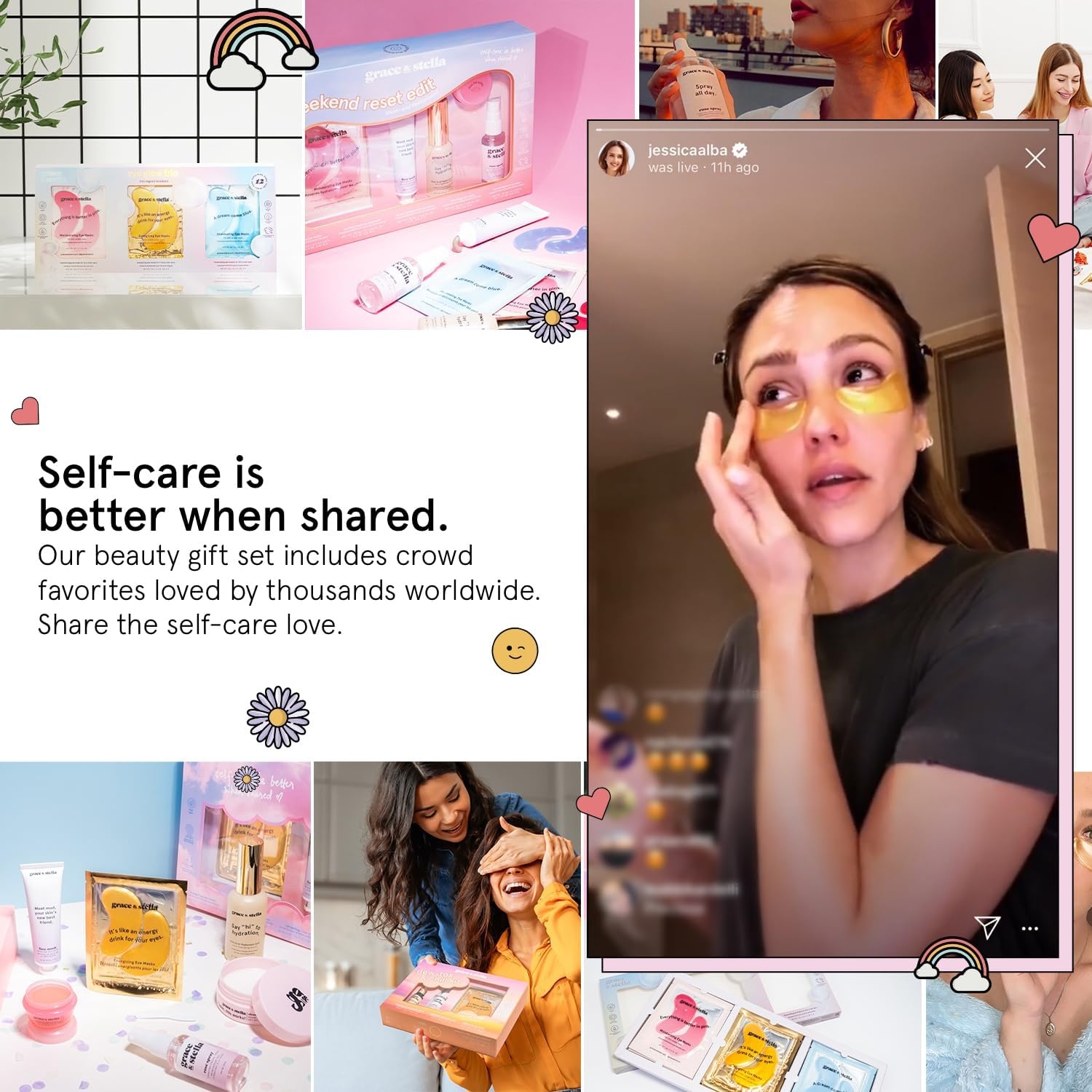 image:imagegrace amp stella AwardWinning Skin Care Set Gifts for WomenThe Dream Team Collection