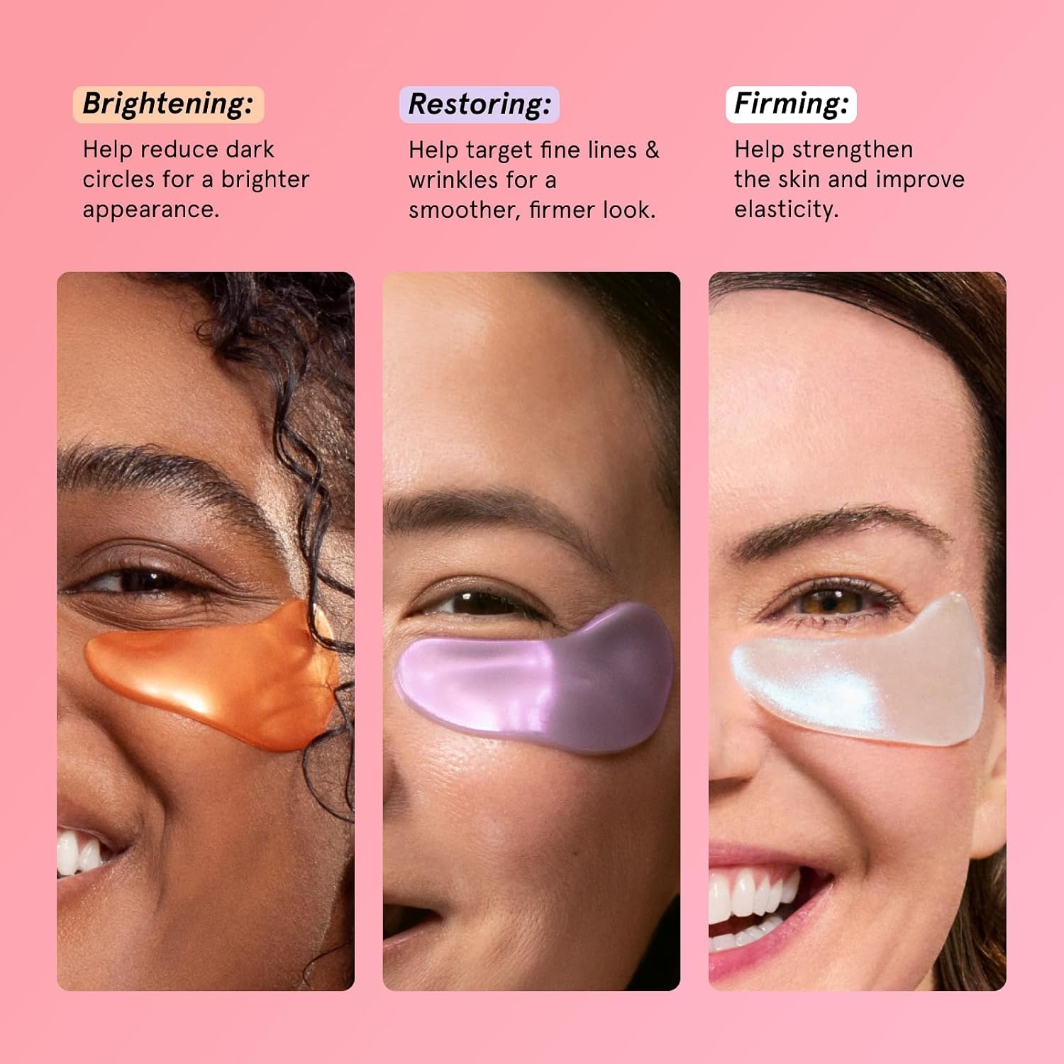 image:imagegrace amp stella New Brightening Eye Patches for Dark Circles 24 Pairs Vitamin C Under Eye Patches for Puffiness Perfect Gifts for Women amp Morning Skin Care Routine Vegan Under Eye Mask18 Count Pack of 1