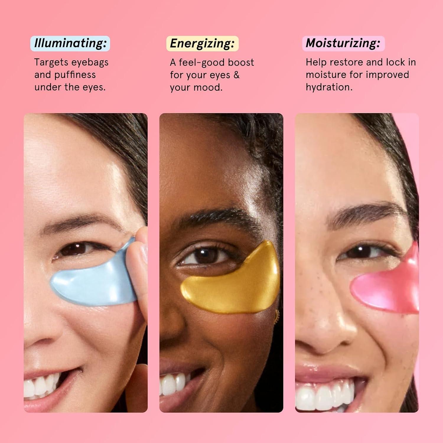 image:imagegrace amp stella New Brightening Eye Patches for Dark Circles 24 Pairs Vitamin C Under Eye Patches for Puffiness Perfect Gifts for Women amp Morning Skin Care Routine Vegan Under Eye Mask18 Count Pack of 1