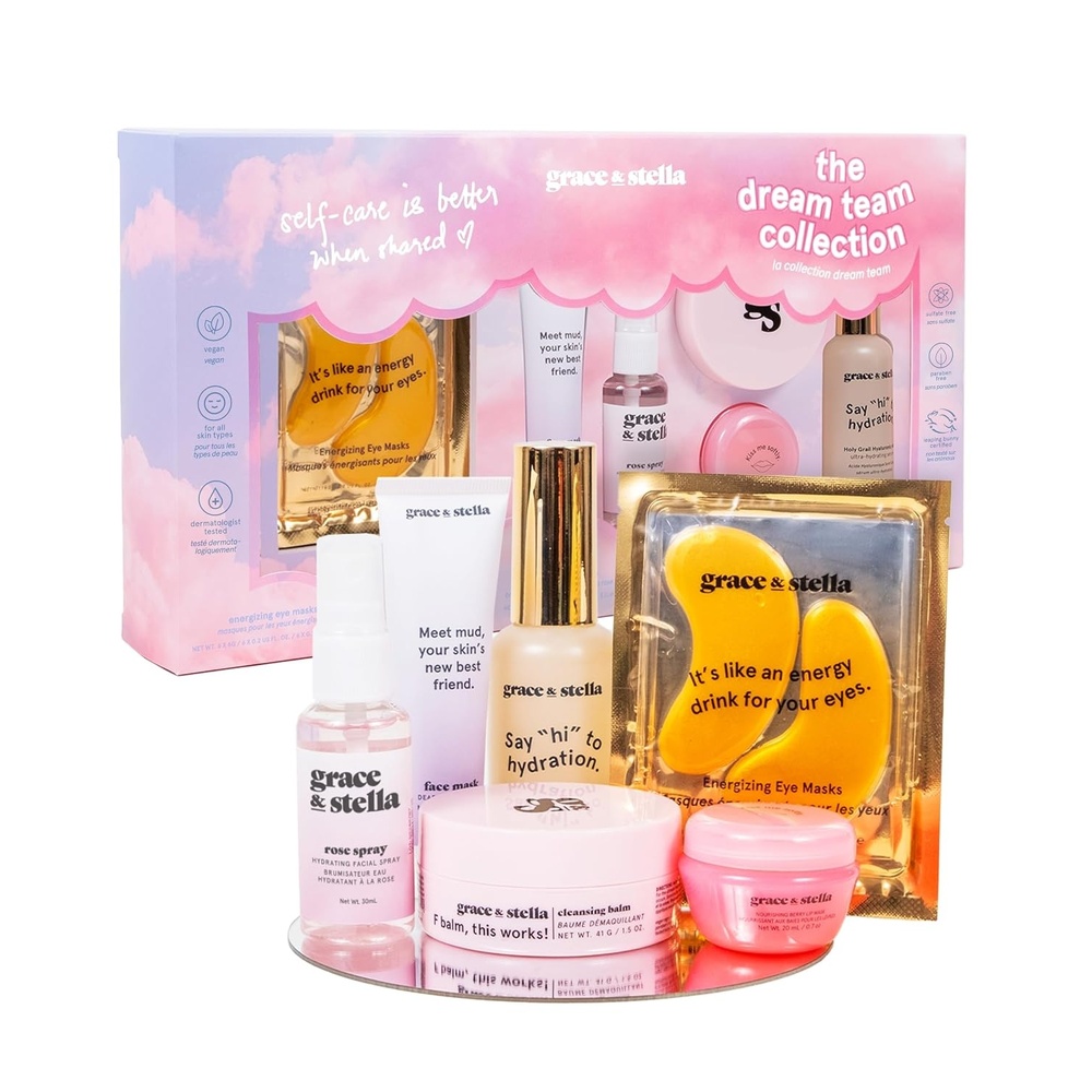 image:imagegrace amp stella AwardWinning Skin Care Set Gifts for WomenThe Dream Team Collection