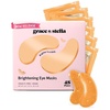 grace & stella New Brightening Eye Patches for Dark Circles (24 Pairs) – Vitamin C Under Eye Patches for Puffiness – Perfect Gifts for Women & Morning Skin Care Routine, Vegan Under Eye Mask(48 Count (Pack of 1))