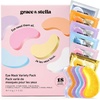 grace & stella New Brightening Eye Patches for Dark Circles (24 Pairs) – Vitamin C Under Eye Patches for Puffiness – Perfect Gifts for Women & Morning Skin Care Routine, Vegan Under Eye Mask(18 Count (Pack of 1))