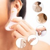 grace & stella Gua Sha Massage Tool, Rose Quartz, Face Sculpting, Lymphatic Drainage, Depuffing