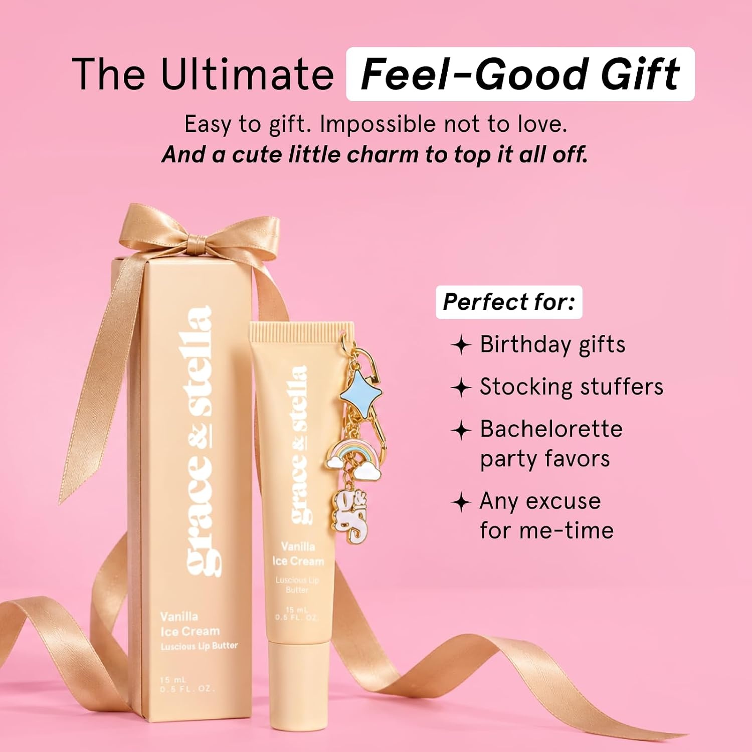 image:imagegrace amp stella Lip Gloss Butter Vanilla Ice Cream 15 ml05 fl ozVanilla Ice Cream